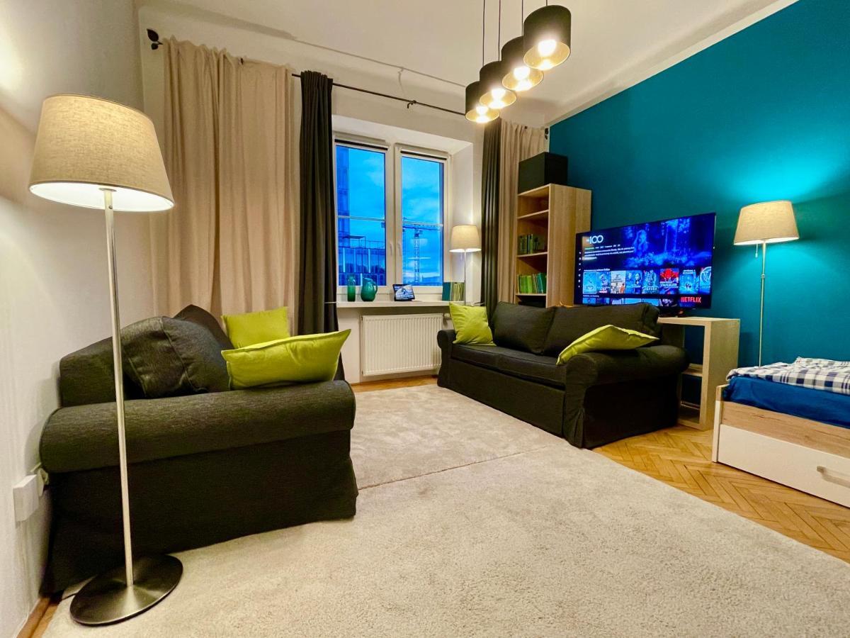 Appartamento Super Square Metro X2 Fast Wifi 55'Tv Netflix Hbo Appletv+ Amazontv Varsavia Esterno foto